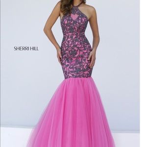 Pink prom dress